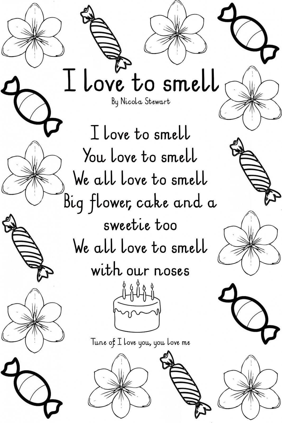 I love to smell by Nicola Stewart